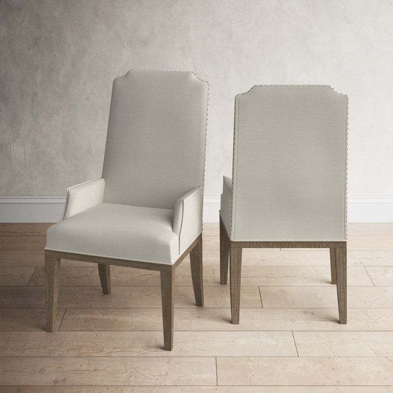 Birch Lane™ Dunnes Solid Back Arm Chair & Reviews Wayfair